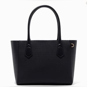 Dagne Dover Signature Tote in Black (Large)
